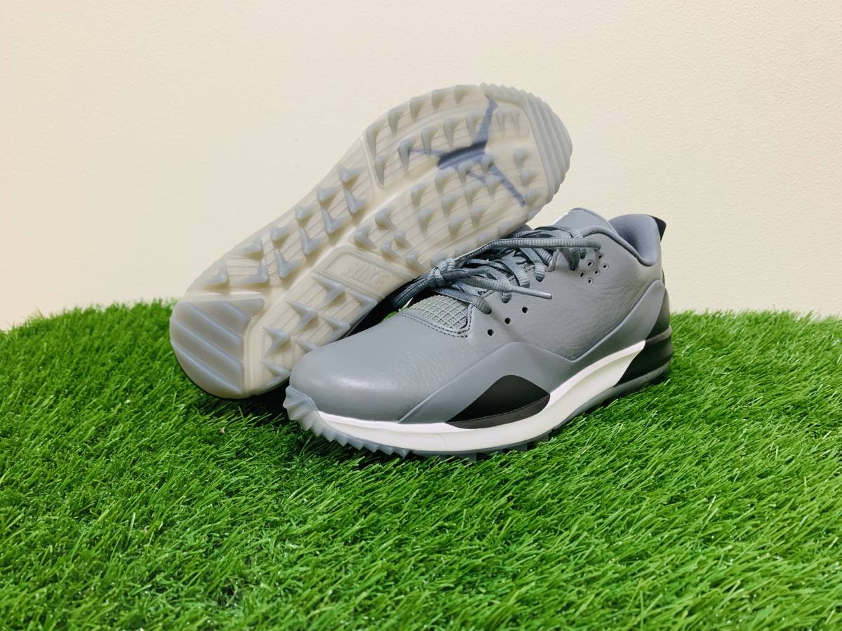 送料無料[26 5cm]Nike Air Jordan ADG 3 Golf Shoes Cool Grey US8 5