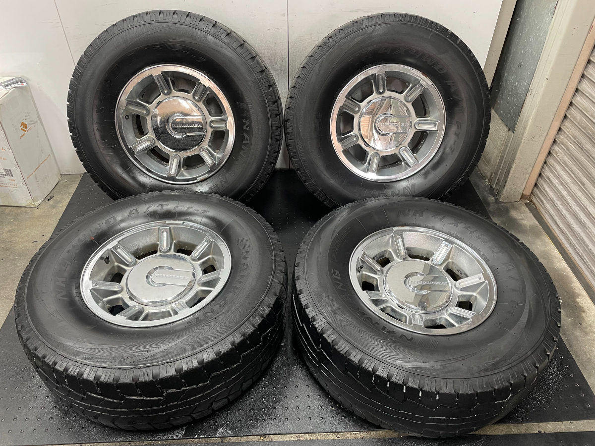 売り切り HUMMER ハマー H2 純正 クロームメッキ 17インチアルミ