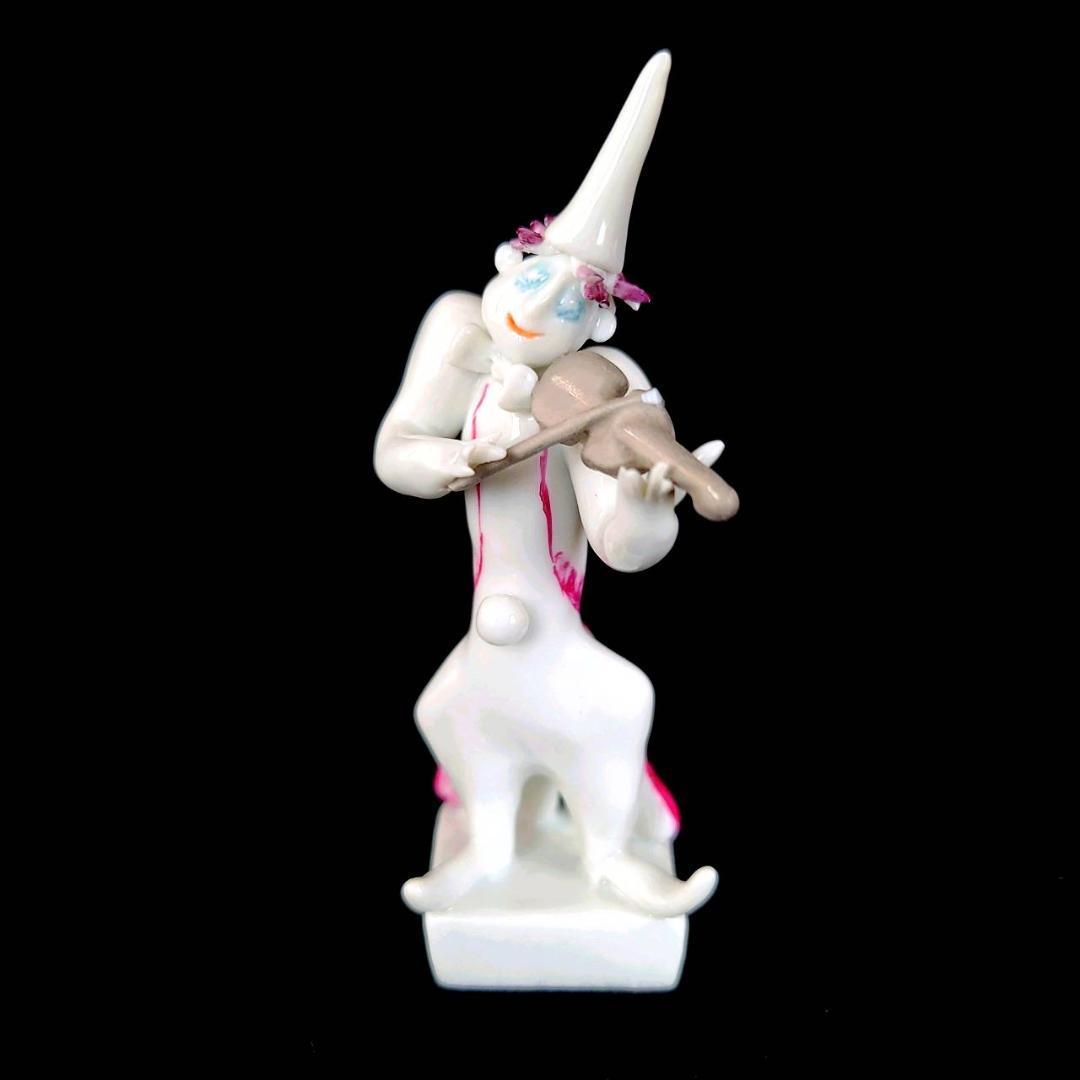 希少 ◇ マイセン Meissen バイオリン奏者 フィギュリン 置物 楽隊
