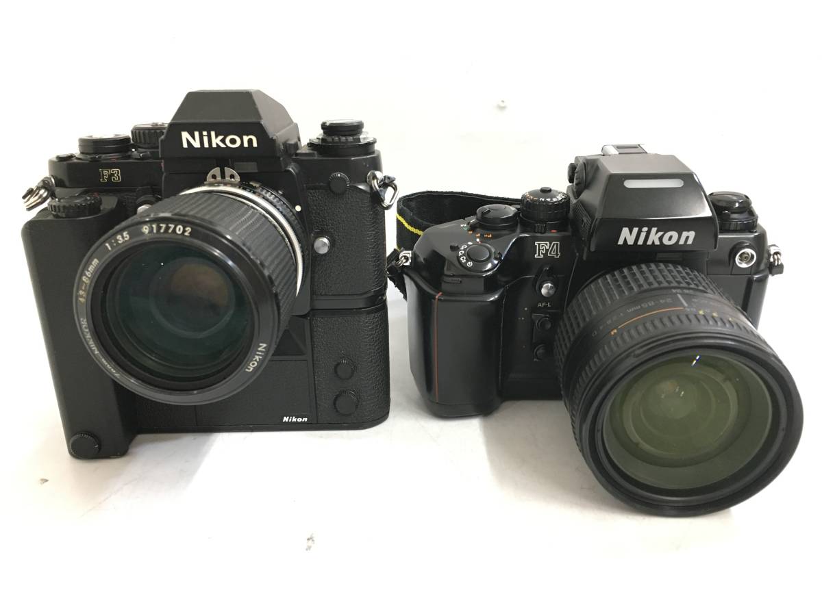 売切り Nikon F + F2 ×2 + F3 + F4 + FM2 ×2 + 他レンズ7本 ニコンフィルム一眼レフカメラ_画像5