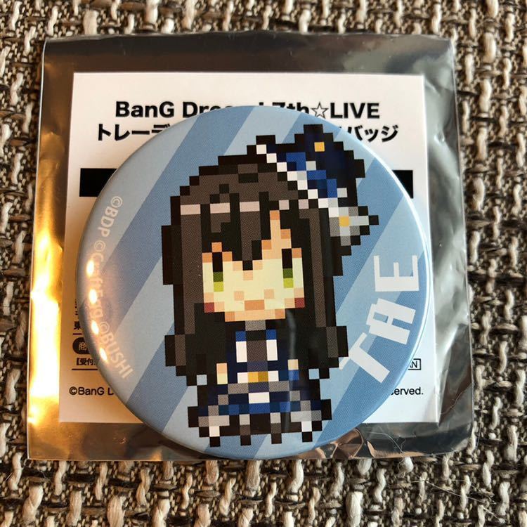 ☆BanG Dream! バンドリ! ガールズバンドパーティ! ガルパ 7th LIVE トレーディング 8bit ドット 缶バッジ Poppin’Party 花園たえ ☆_画像1