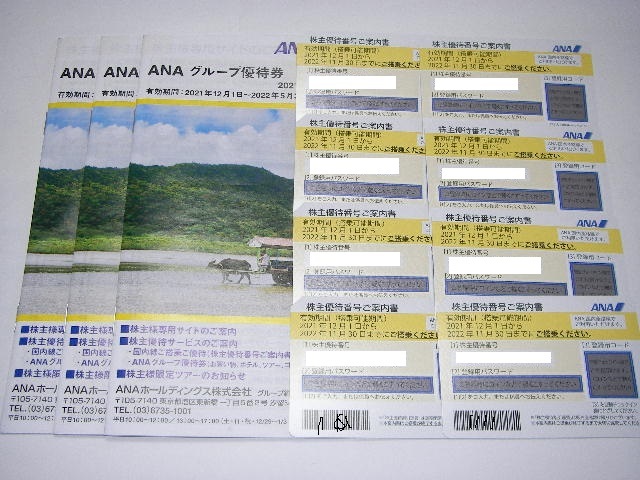 サイズ】 ANA(全日本空輸) - ANA 全日空 株主優待券 8枚 2022年11月30