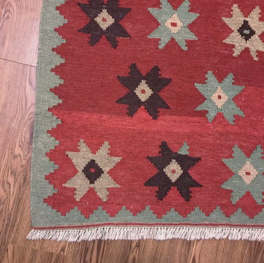 ペルシャ絨毯キリムラグサイズ No.25115_画像3