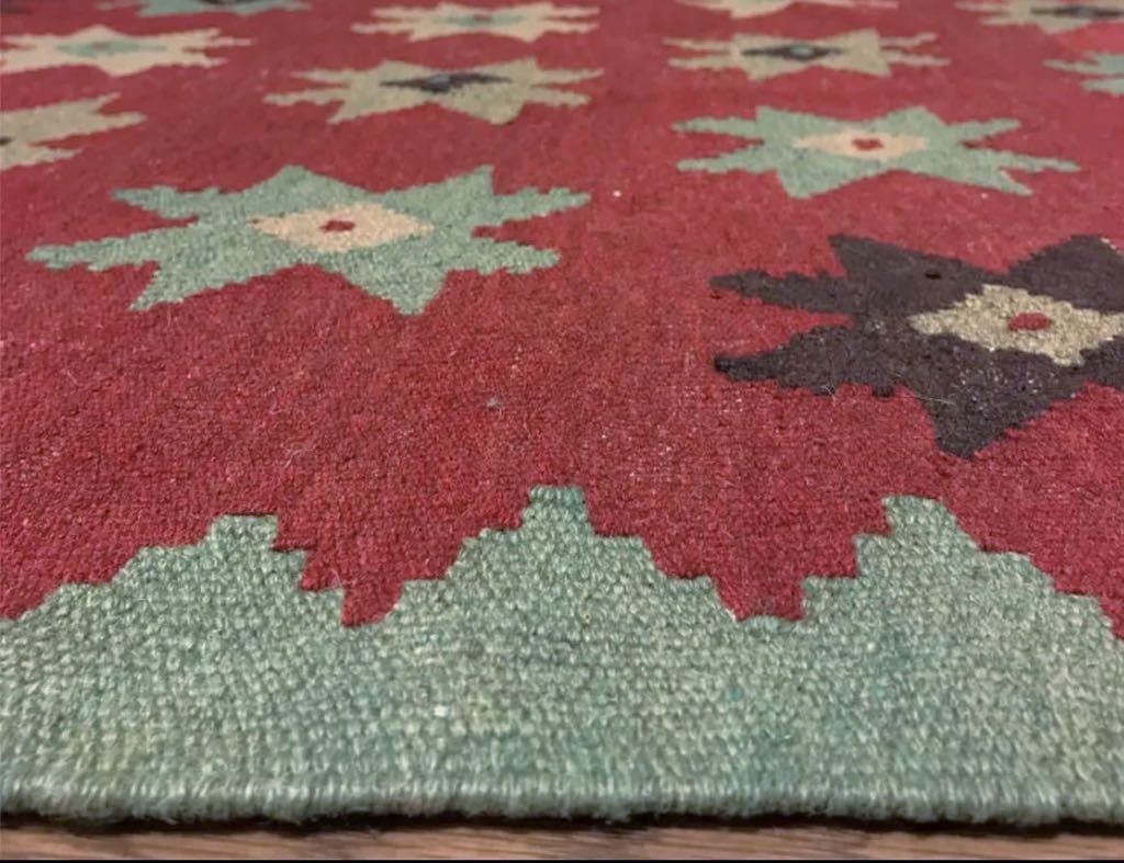 ペルシャ絨毯キリムラグサイズ No.25115_画像6