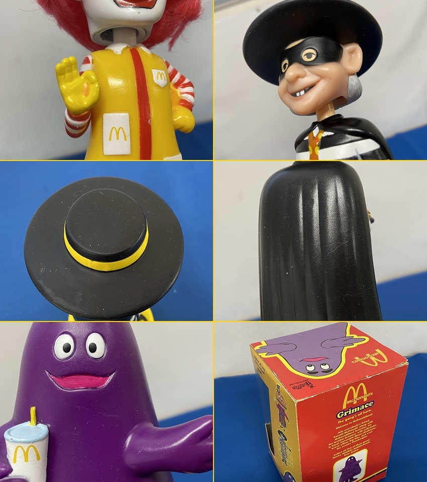 FUNKO Wacky Wobbler BOBBLE-HEAD(ワッキーワブラー バブルヘッド) マクドナルド 5体セット ハンバーグラー/ロナルドマクドナルド/他(6910)