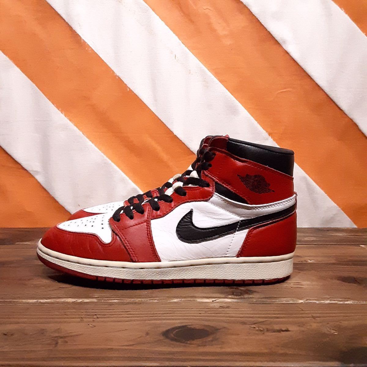 26 5cm NIKE AIR JORDAN 1 130207-101 CHICAGO '94 VINTAGE 26 5cm NIKE AIR JORDAN 1 130207-101 CHICAGO '94 VINTAGE