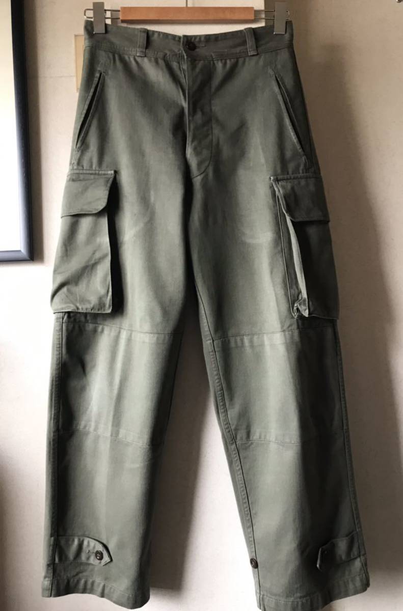 ☆ フランス軍 M47 後期 サイズ 21 ヴィンテージ ヘリンボーン パンツ
