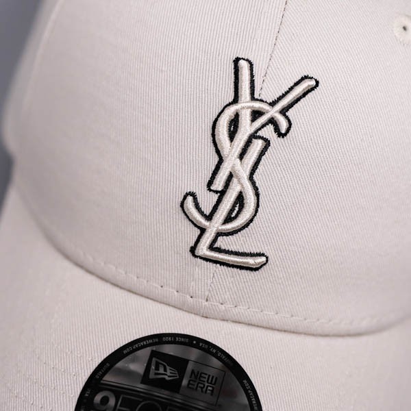 Saint Laurent RIVE DROITE NEW ERA YSL MONOGRAM CAP (687687YCL361000,  687687YCL369248)