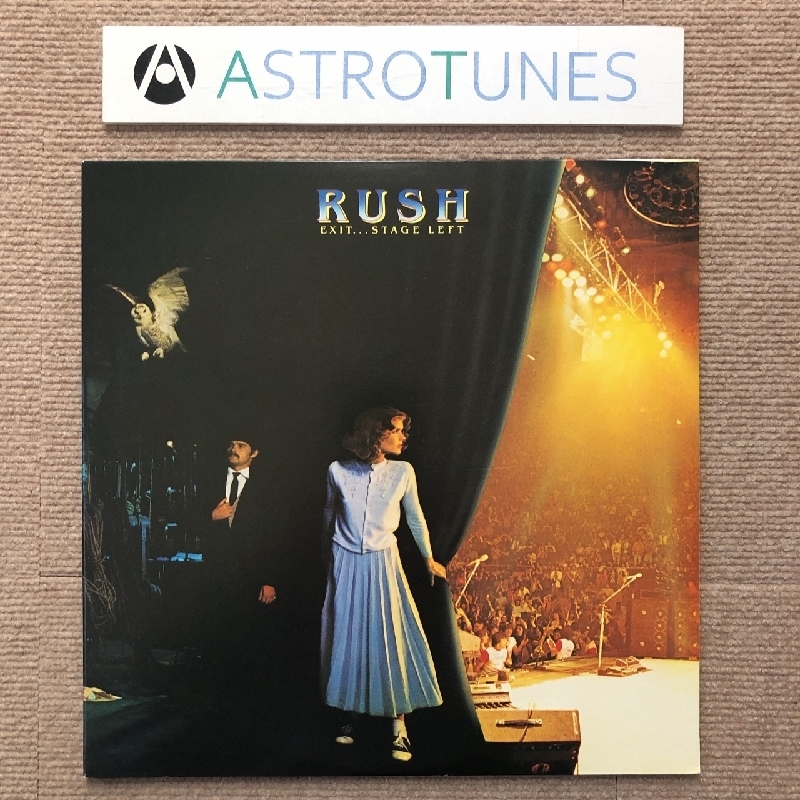 傷なし美盤 ラッシュ Rush 1981年 2枚組LPレコード ラッシュ・ライヴ～神話大全 Exit...Stage Left 国内盤 Geddy Lee Neil Peartの画像1