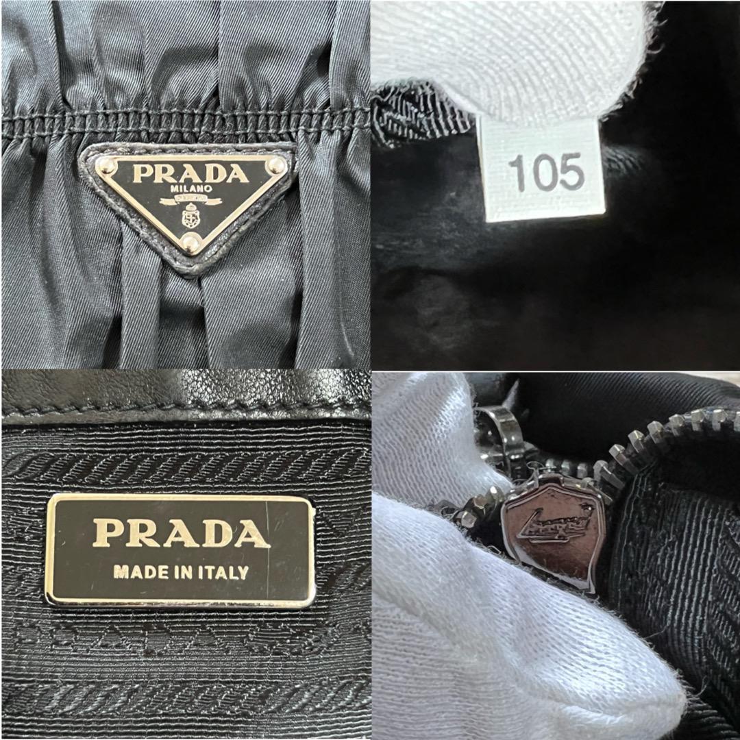 PRADA プラダ ハンドバッグ トートバッグ 編み込みハンドル PRADA プラダ ハンドバッグ トートバッグ 編み込みハンドル