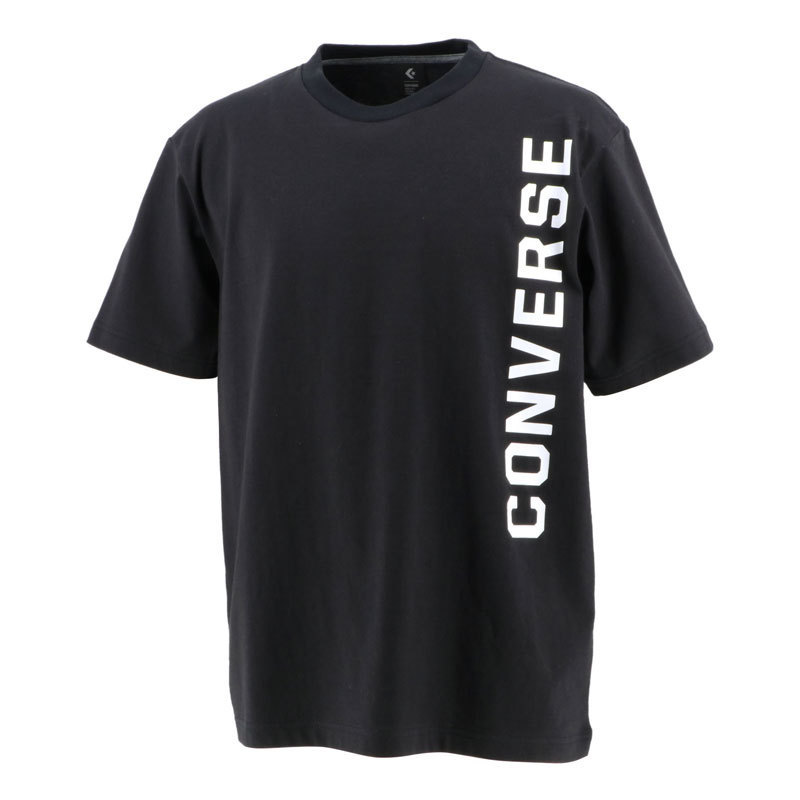 CONVERSE/クルーネック ロゴ Tシャツ アスレチック アクティブウェア/M
