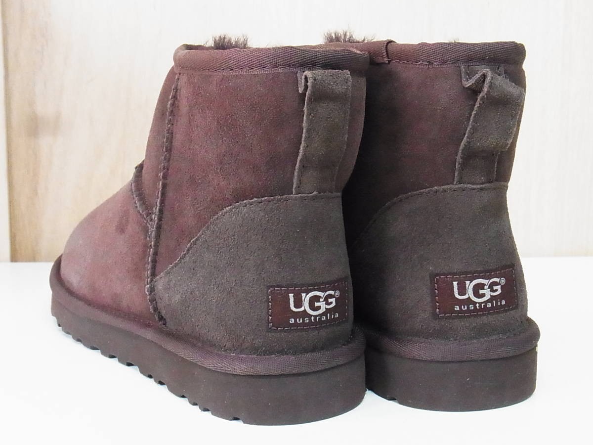 かなり美品 アグ ugg グレー ムートンブーツ ショートブーツ