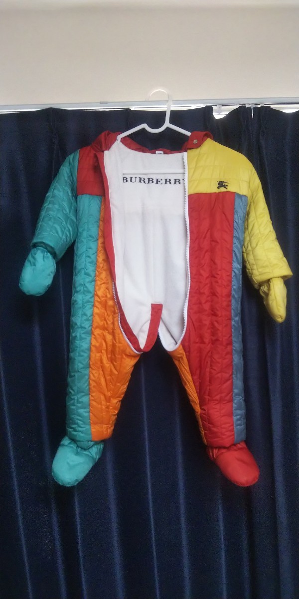 美品】バーバリー BURBERRY ジャンプスーツ カバーオール スキーウェア