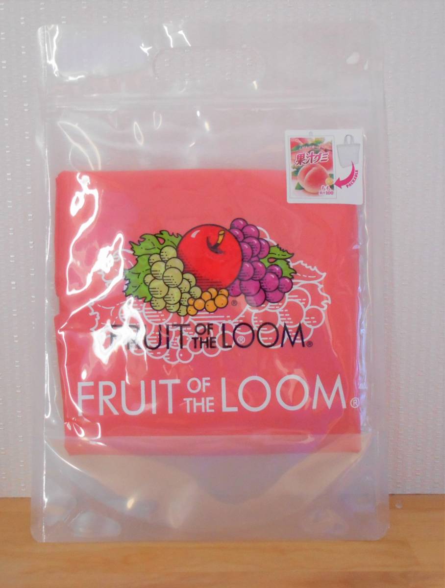 【新品】FRUIT OF THE LOOM×果汁グミ　コラボ　パッカブル　トートバッグ　ピンク　エコバッグ