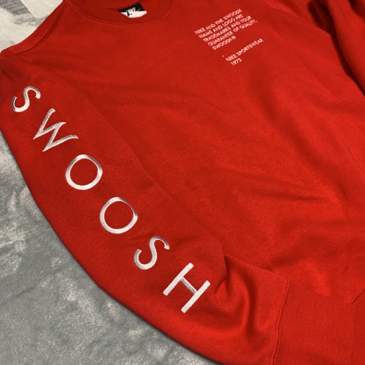 NIKE SWOOSH ダブルスウッシュ スウェット クルー トレーナー ス NIKE SWOOSH ダブルスウッシュ スウェット クルー トレーナー ス