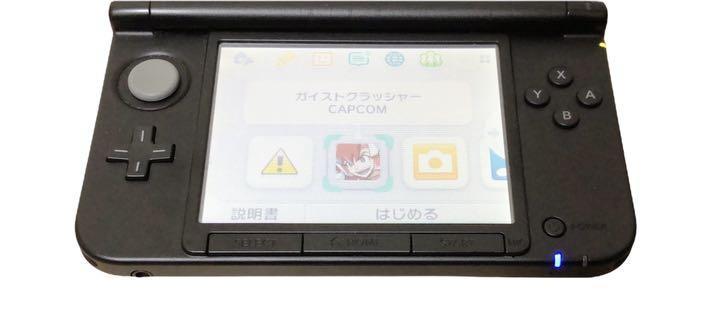 動作確認済み ニンテンドー 3DS LL レッド×ブラック 赤 黒 本体 箱 純正 充電器 ARカード 付属