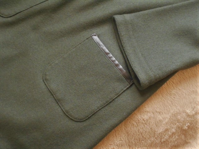  Aylesbury /Aylesbury/ wool One-piece / made in Japan /11/ moss green 