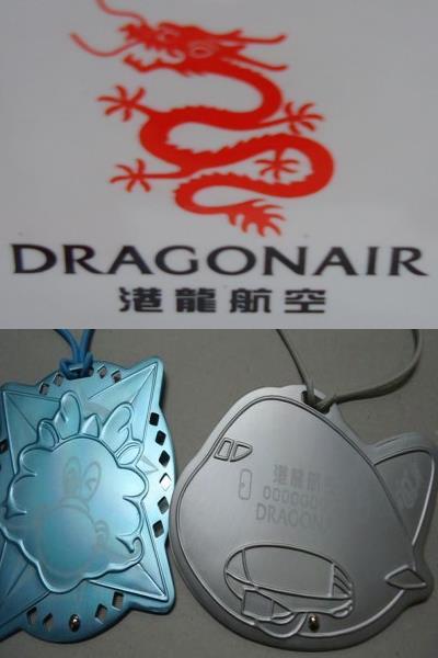 新品 未使用 レア♪ Cathay pacific ＤＲＡＧＯＮ 航空 バッグ ベルト＆ネーム タグ♪　キャセイパシフィック_画像2