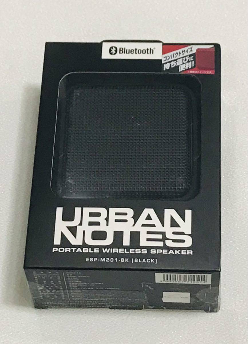 URBAN NOTES スピーカー　ESP-M201-BK 新品未使用未開封品Bluetoothスピーカー_画像1