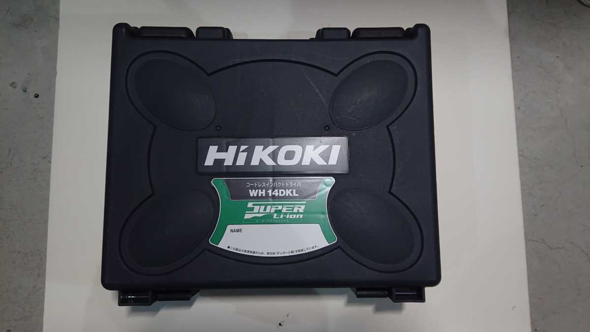 一番の HIKOKIハイコーキ(日立) フルセット 3Ahバッテリー2個付き 未使用品 WH14DKL アグレッシブグリーン  コードレスインパクトドライバー 14.4V - 本体 - labelians.fr