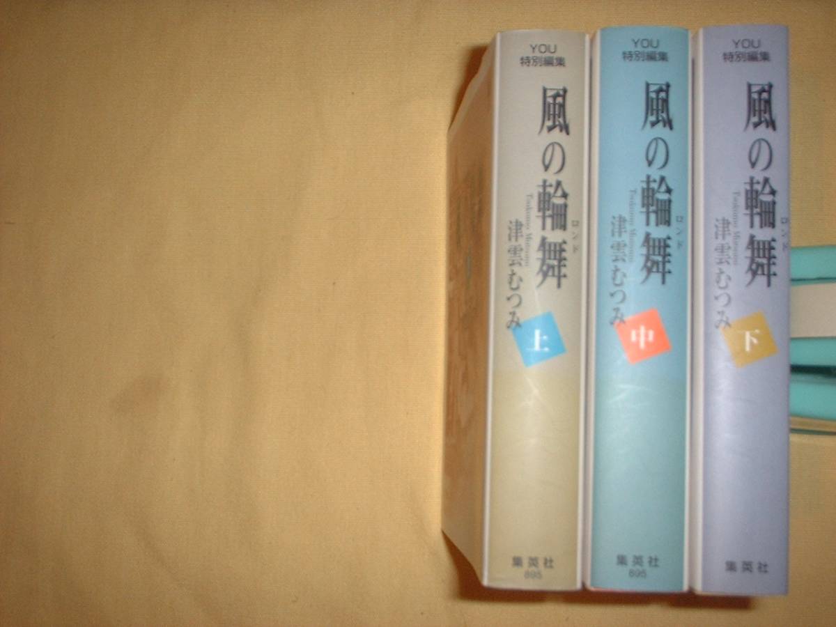 A9★送210円　除菌済3【文庫コミック】風の輪舞　風のロンド★全3巻★津雲むつみ　★複数落札いただきいますと送料がお得です_画像2