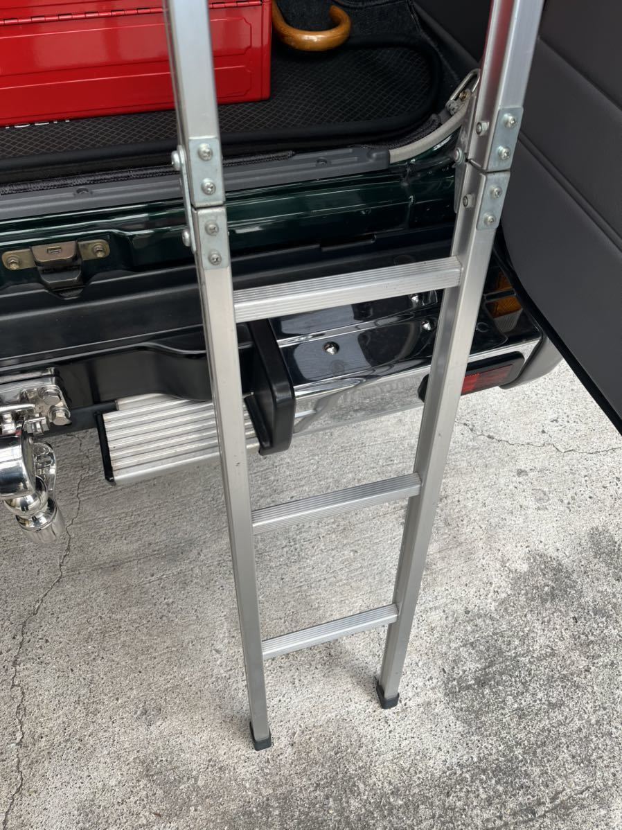 【 ランクル70 】トヨタ 純正品 ランドクルーザー 純正オプション サイド リアラダー ランクル80(検/旧ランクル/70/71/73/74/76/77/ 3
