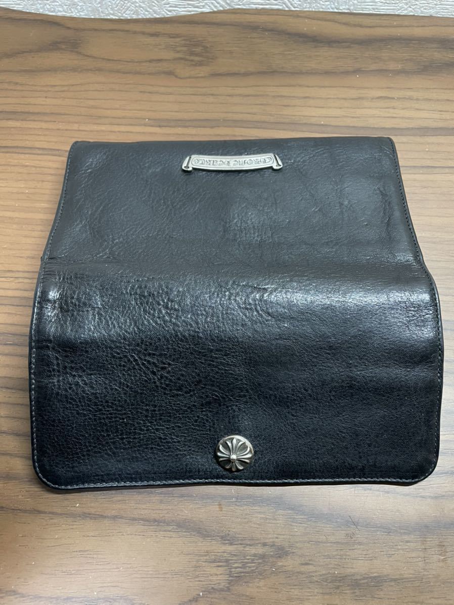 良品+厚レザー 確実正規品 クロムハーツ 財布 judy人気モデル 使い
