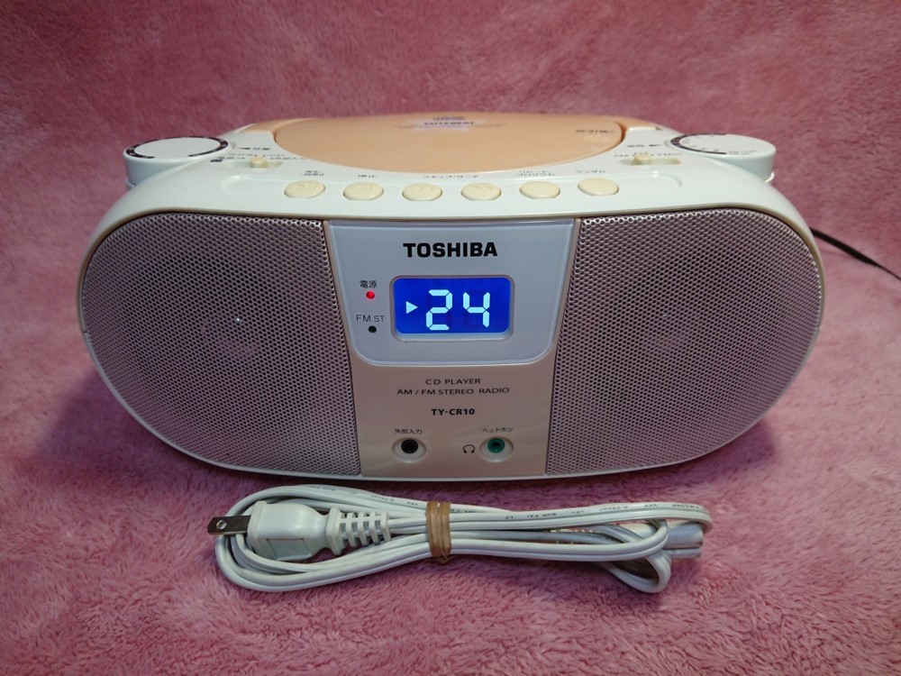 Yahoo!オークション - ◇TOSHIBA【TY-CR10 CDラジオ】1.5W＋1...