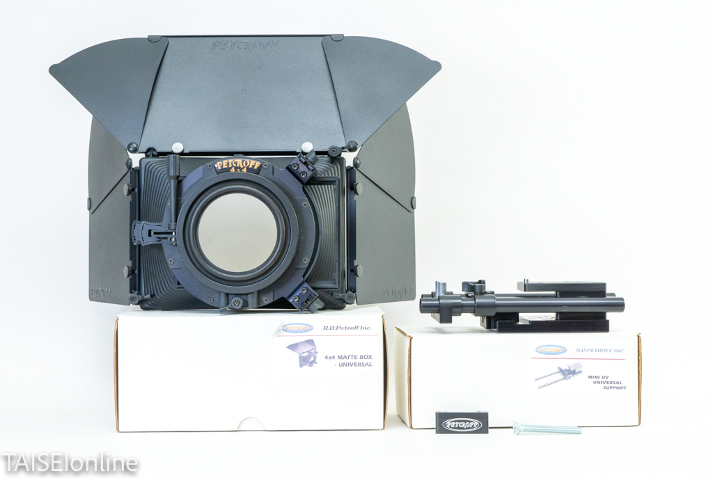 Petroff MATTE BOX 4x4 ハンディカメラ用 コンプリートシステム AN442 + ブリッジプレートサポートシステム セット 未使用品 21042111