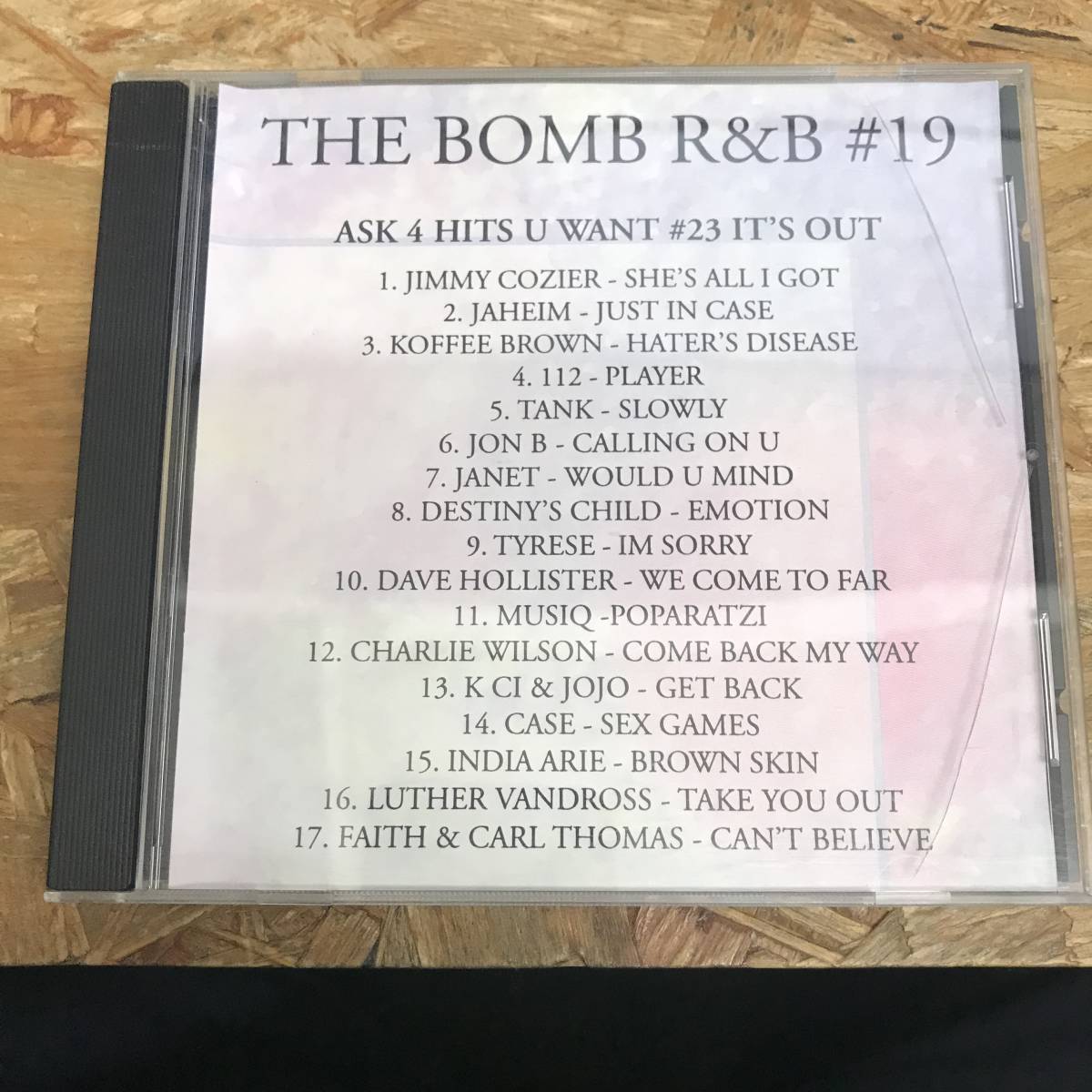 奥棚■ HIPHOP,R&B THE BOMB R&B #19 アルバム,RARE CD 中古品_画像1