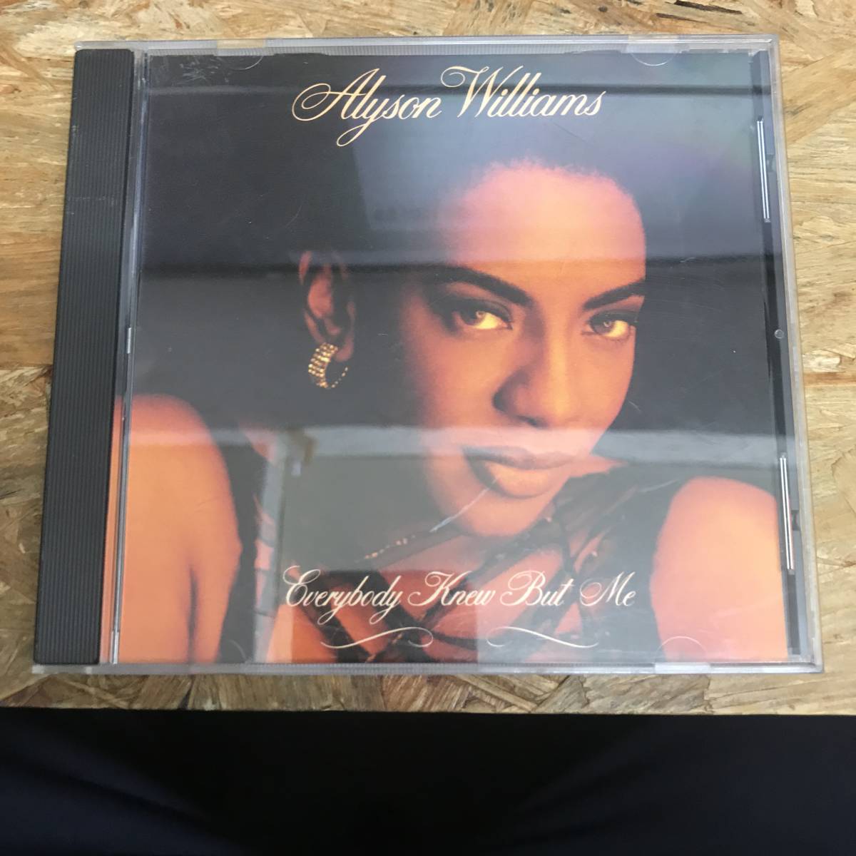 ● HIPHOP,R&B ALYSON WILLIAMS - EVERYBODY KNEW BUT ME INST,シングル,RARE,INDIE CD 中古品_画像1