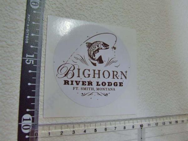 Bighorn River Lodge ビッグホーンリバーロッジ/ ステッカー/B_画像1