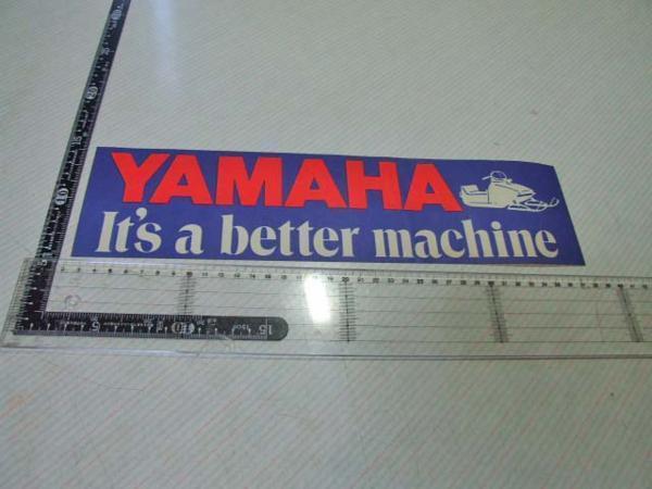 Yamaha/ Yamaha / snowmobile / Vintage / sticker / seal * Yahoo! shopping store / rare thing association *. beautiful . also large amount exhibiting!