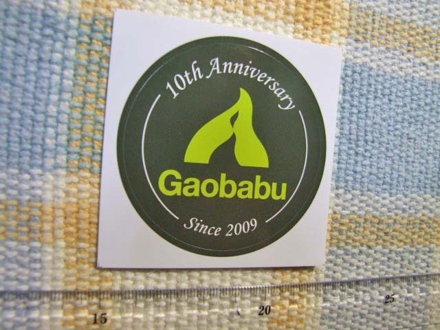 Gaobabu/ガオバブ/１０周年記念/ステッカー/シール　※ ヤフーショッピングストア/レア物商会・健美堂でも大量出品中！_画像1