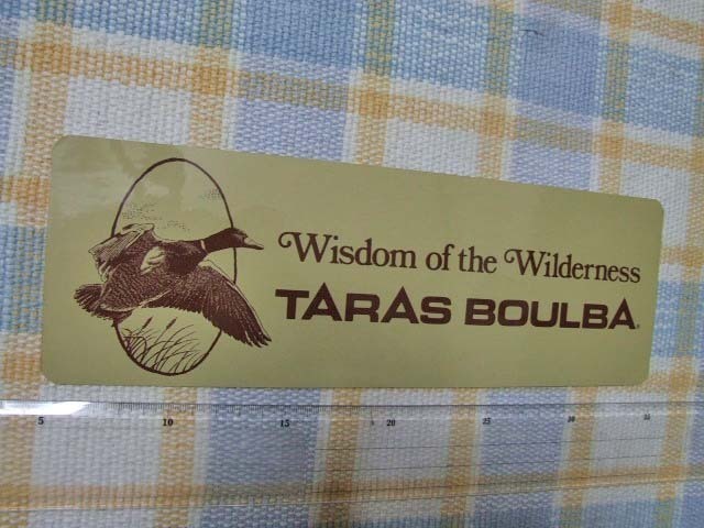 TARAS BOULBA( cod sbruba)/ bird / large / sticker / seal * Yahoo! shopping store / rare thing association *. beautiful . also large amount exhibiting!