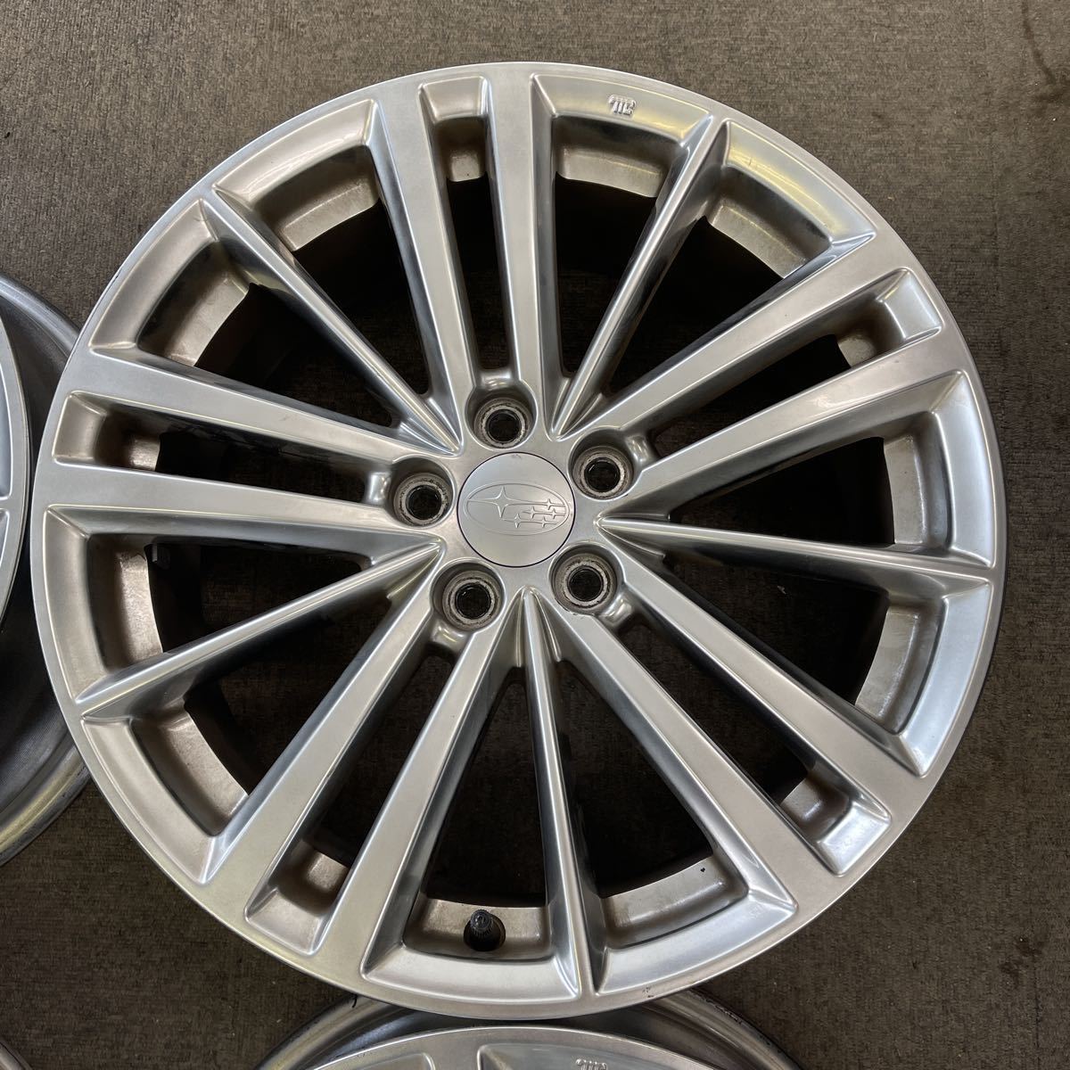 なマッチン SUBARU 7.5J 5H PCD100+48 4本 スバル 純正17インチ ります