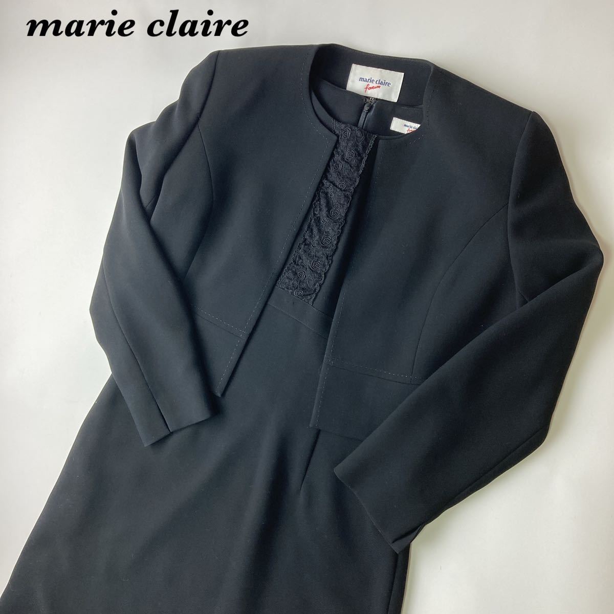 marie claire マリクレール フォーマル ワンピーススーツ ブラックフォーマルスーツ