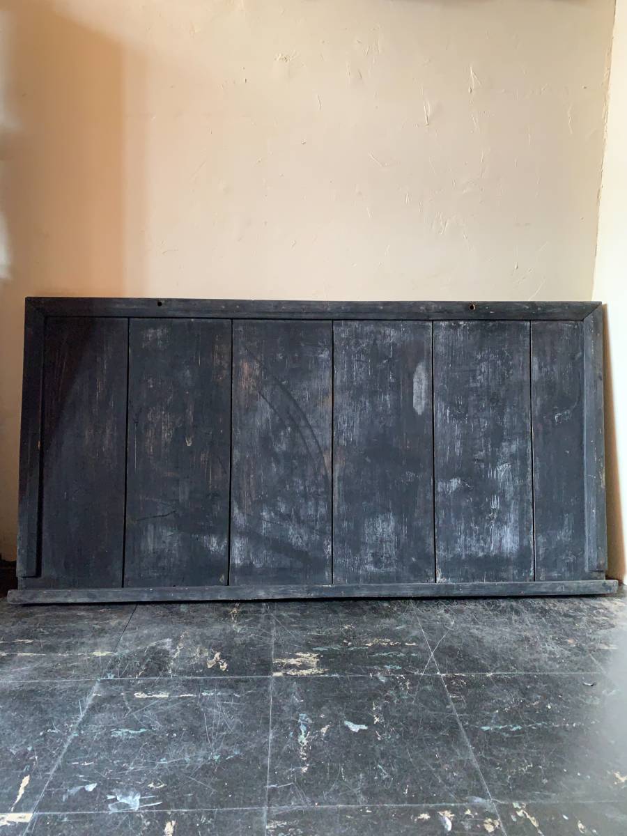 レトロ 黒板 ブラックボード 木製 ヴィンテージ ディスプレイ 壁面 ディスプレイ 装飾 古道具 店舗什器 メニュー 看板