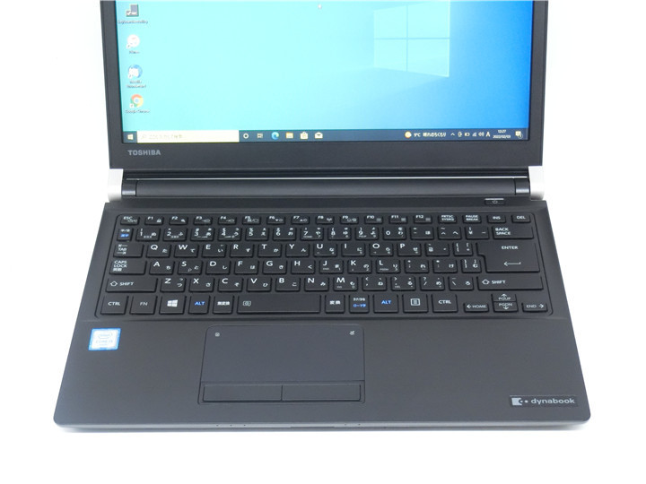 中古/13型/ノートPC/Windows10/SSD256/8GB/6世代i3/TOSHIBA　R73/Ｄ　MS office2019搭載　動作良品_画像2