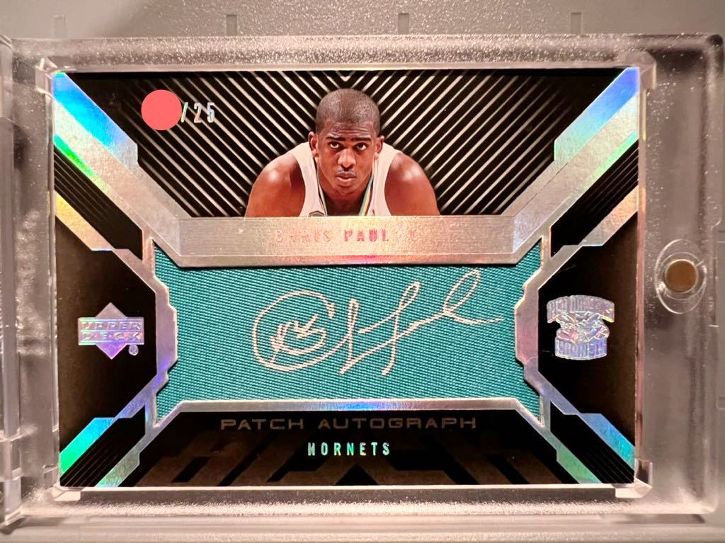 超絶レア最高級版/25 Auto 08 Upper Deck Black Chris Paul クリス・ポール NBA 直筆 サイン Panini バスケ All-star アシストスティール王