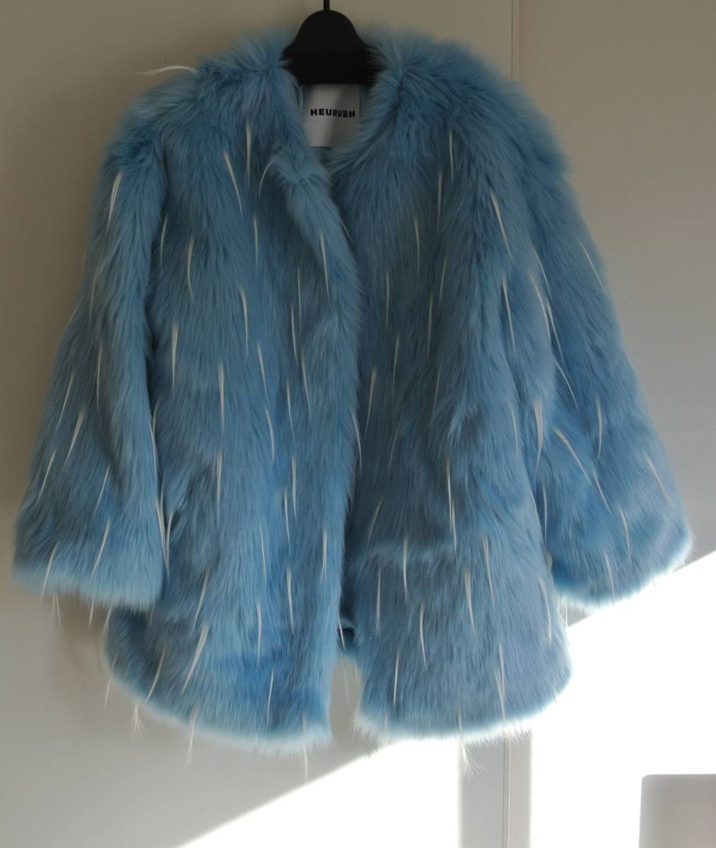  new goods unused HEURUEH is u Roo eco fur coat eko fur S Ron Herman service 