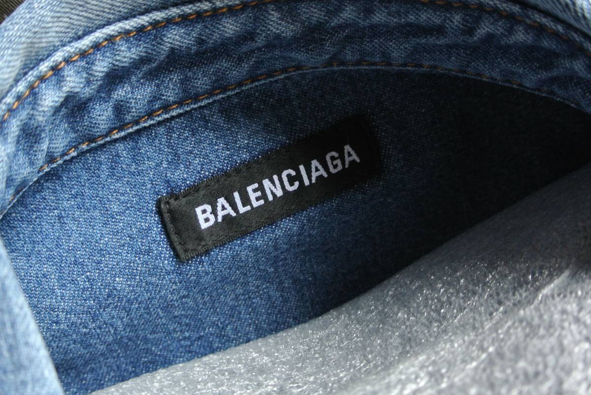 新品未使用　タグ付き　Balenciaga バレンシアガ　i Love Techno Shirt　Blue_画像3