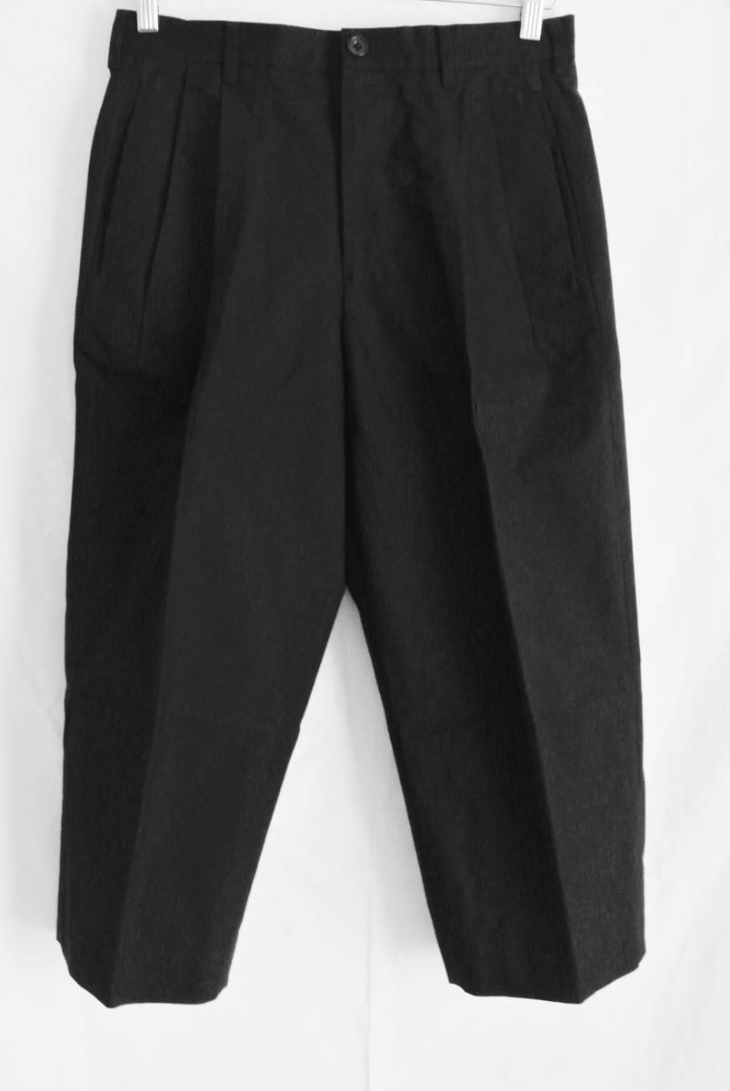 セール特価 Yohji Yamamoto クロップド パンツ タック ヨウジヤマモト