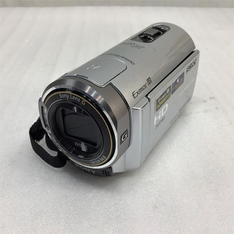 【中古品】 ソニー / SONY HDR-CX370V デジタルHDビデオカメラレコーダー ハンディカム 2010年製 シルバー 10009012