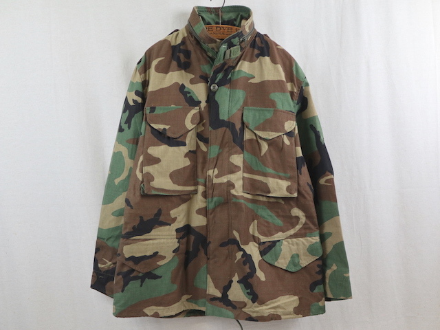 GOLDEN MFG CO■M65フィールドジャケット4thモデル ウッドランドカモ/M XS-S 91年製 米軍 ミリタリー_画像1