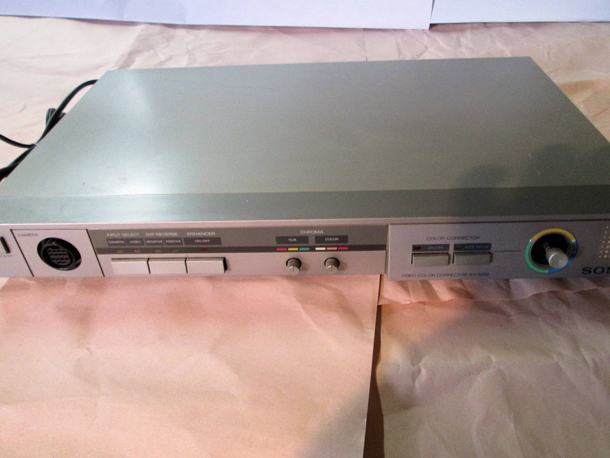 SONY video color collector XV-5000 with defect operation goods ; junk treatment 