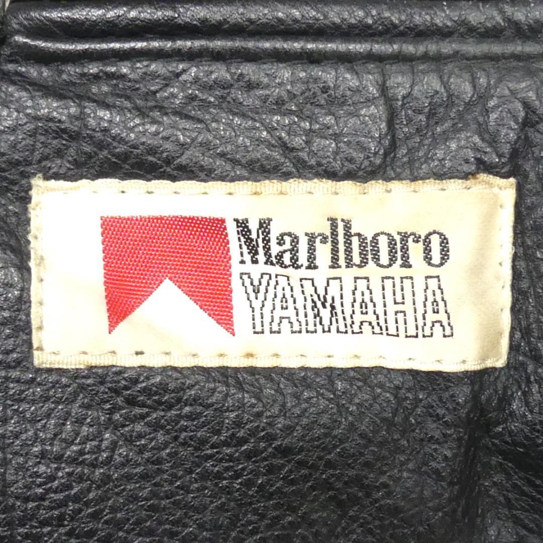 即決 YAMAHA Marlboro メンズL ヴィンテージ レザーライダース 即決 YAMAHA Marlboro メンズL ヴィンテージ レザーライダース