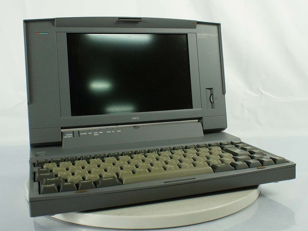 ジャンク レトロ 希少 レア NEC PC-98 PC-9801NX/C 9801 ノート PC パソコン S021517_画像1