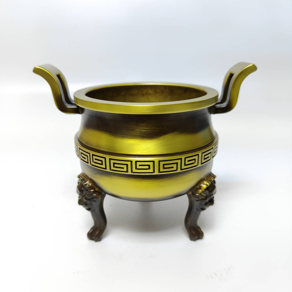 骨董*珍藏*銅製*獅足炉】香炉 香道具 中国古美術 稀少珍品 www