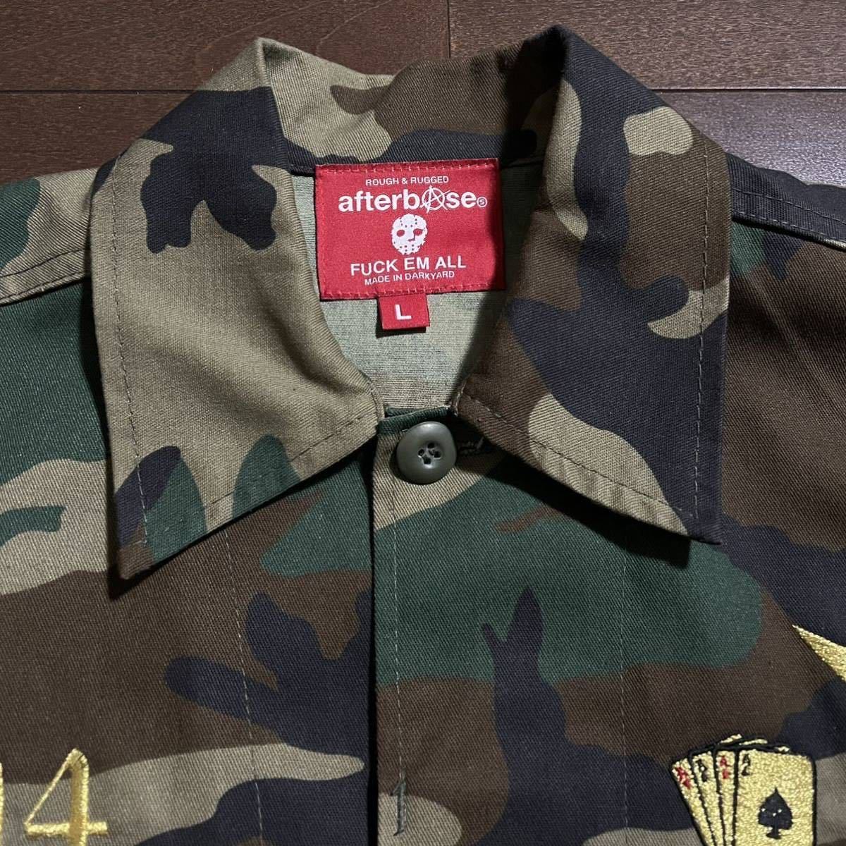 afterbase × vav_jap コラボ 迷彩 ジャケット カモフラ afterbase × vav_jap コラボ 迷彩 ジャケット カモフラ